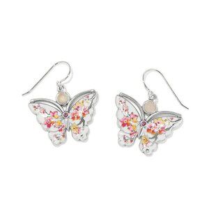 Brighton Kyoto In Bloom Sakura Butterfly French Wire Earrings Style JA9993 $98